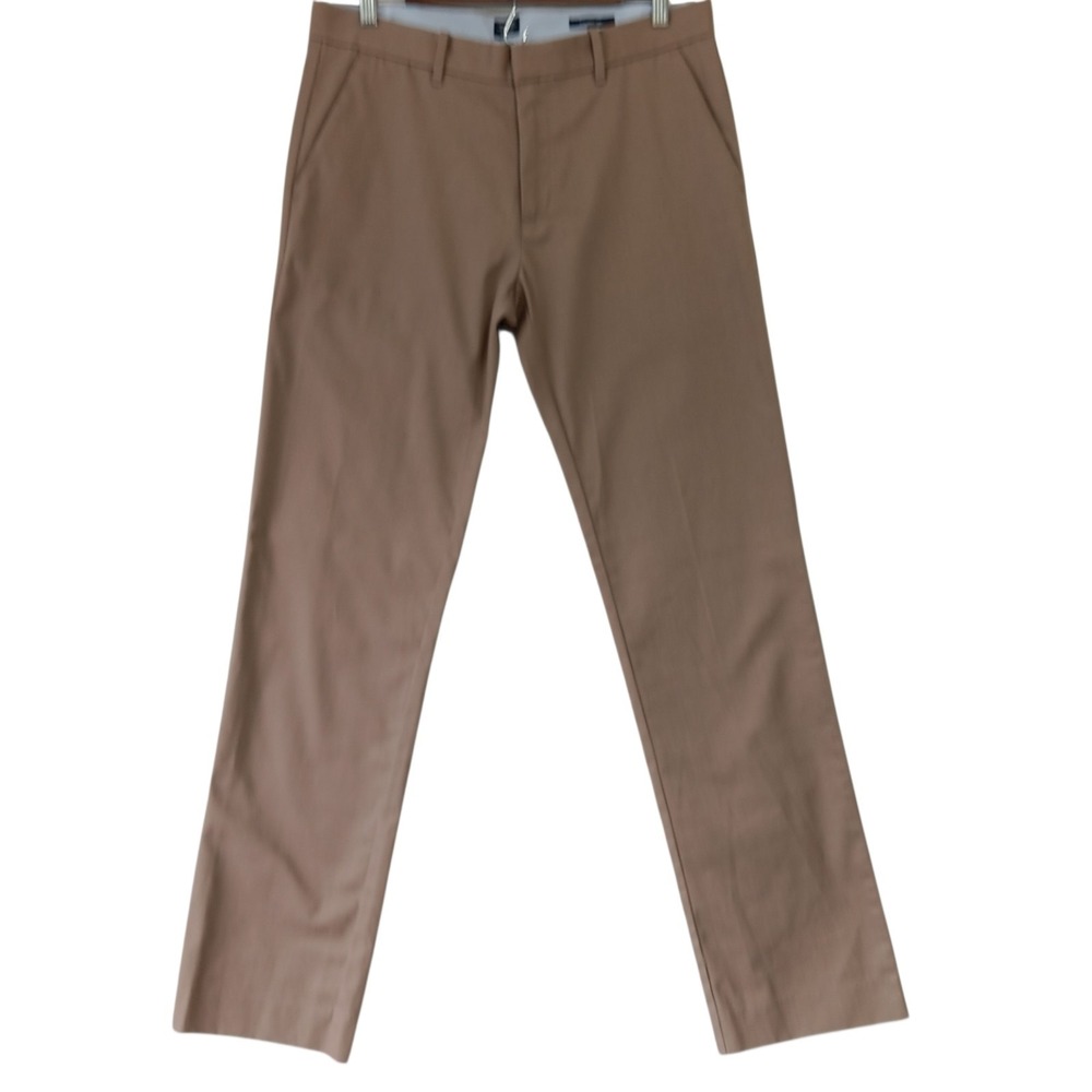 Gap Men's Khakis 32x34 Straight Leg Tailored Fit Flat‎ Front